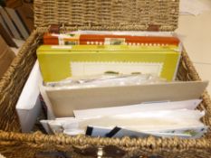 GB & SOME WORLD MATERIAL IN BASKET, INCLUDES COVERS, PACKETS, PRESTIGE BOOKS ETC A medley of stamp