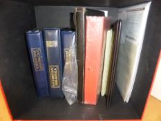 WORLDWIDE INCLUDING 3 VOLUMES OF LOCOMOTIVE PHILATELICS, GB & WORLD box with 3 volumes of the Loco