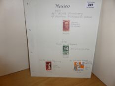 MEXICO 1971-84 MINT COLLECTION ON 30+ PAGES OF LEAVES Fine mounted mint Mexican collection dating