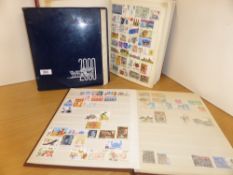 SPAIN & COLONIES MINT AND USED COLLECTION IN 3 VOLUMES 2000+ STAMPS Bulging springback album with