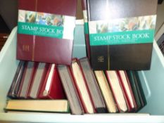 GB + SOME WORLD COLLECTION IN 15 VOLUMES INCLUDING 3 x UNUSED LIGHTHOUSE S/BOOKS Hefty tub with