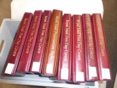 GB 1990's & 2000's 8 ROYAL MAIL ALBUMS WITH PRESENTATION PACKS & FDC's Eight Royal Mail albums