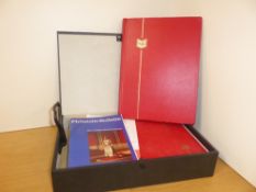 GB - BOX FILE OF PHILATELIC COLLATERAL + ODD STOCKBOOK OF GB MATERIAL Box file with various