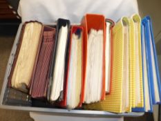 10 x WORLD STAMP COLLECTIONS - ALL ERAS IN PLASTIC CRATE 10 varied world stamp collections, GB,
