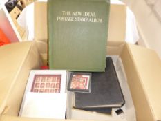 GB AND WORLD COLLECTIONS INCLUDING NEW IDEAL ALBUM, LOOSE 1d REDS ETC Box with various collections