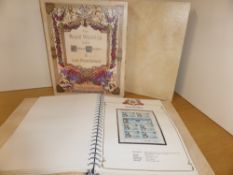 BRITISH COMMONWEALTH 1981 ROYAL WEDDING COLLECTION IN 3 VOLUMES, MNH Three albums of material