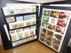 MONTSERRAT 1980's & 90's LARGELY MNH COLLECTION BY SETS IN FOLDER Modern Montserrat collection