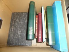 GB & WORLDWIDE COLLECTIONS + BOXFILE OF LOOSE ALL ERAS SEEN 8 volumes plus box file of GB and