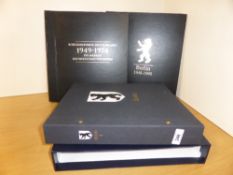 GERMANY, BRD & BERLIN IN 2 VOLUMES, + EMPTY DAVO ALBUM FOR BERLIN 3 albums, one an empty unused Davo