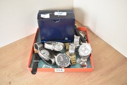An assortment of wristwatches including Ascot, Montine, Seiko, Casio, etc