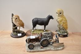 A Border Fine Arts 'Golden Memories' group number BO799 modelled by Ray Ayres sold together with a