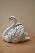 Lladro porcelain large Swan study model number 5231.