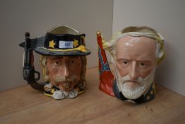 Two limited edition Royal Doulton 'The Antagonist's' Collection double sided Toby jugs 'The Battle