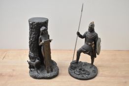Two Heredities figures comprising 'King Arthur' model number DT002 338/2000 by D.Gerret and '