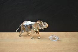 A Swarovski Crystal SCS Collection Cinta 2013 Elephant, complete with box and certificate of