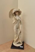 Capodimonte Giuseppe Armani Florence figurine 'After-Noon', signature to the front, measuring 46cm