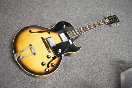 A Gibson ES-175D , serial number faint, but most probably 000154, which dates to Kalamzoo early