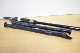 Four violin or cello bows (af)