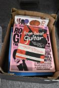 A box of vintage and later sheet music, guitar books etc