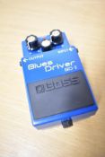 A Boss BD-2 Blues Driver guitar effects pedal (no box)