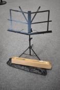 Six boxed shop stock Kinsman KSS01 standard series music stands