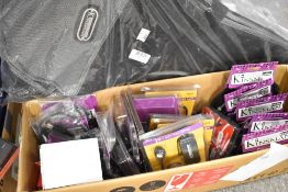 A selection of Kinsman leads and accesories, including jack to XLR, Capos and a mandolin case