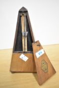A traditional Maeizel metronome