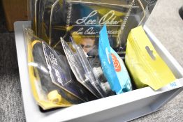 A selection of guitarists accessories etc , including cleaner, cable ties and Hercules cradle