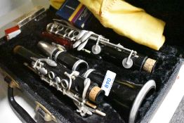 A Boosey & Hawkes 1-10 clarinet, serial number 210743