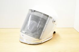 A British Royal Air Force RAF Fire & Rescue MK3 helmet