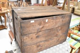 A vintage wooden crate , with lettering for Waring & Gillow, Southport, approx. Dimensions 72 x 47 x