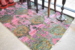 A modern bedroom rug in multi coloured patter, Edmond design, approx. 160 x 230cm