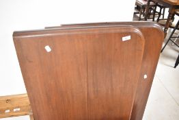 A Victorian mahogany table top