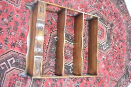 A reproduction wall shelf, by Reprodux with drawer section, width approx. 69cm