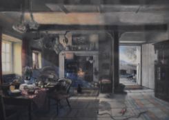 After Stephen J Darbishire (British b.1940) limited edition colour print 'Ploughman's Lunch'