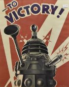 After Peter Mckinstry (British Contemporary) poster print of artwork commissioned for Doctor Who