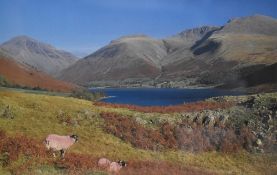 Local Interest* Artist unknown, colour photograph, 'Wastwater', within off white mount and gilt