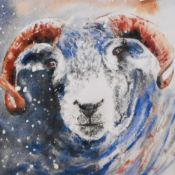 After Jackie Hadwin (British contemporary) limited edition coloured print 'Turned Nasty Again'