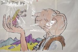 After Quentin Blake (British b.1932) two unframed Roald Dahl (The Daily Telegraph) Time Better