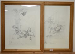 After Ernest H Shepherd (British 1879-1976) two reproduction monochrome prints, taken from the