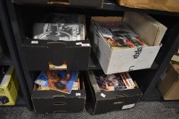 Four cartons of vintage Model Engineer magazines.
