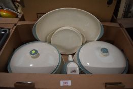 A Royal Doulton 'Vista' pattern part dinner service consisting of 18 pieces including tureens and