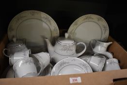 A Legendary by Noritake 'Sweet Leilani' part dinner service comprising 33 pieces.