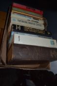 A box of books, to include authors such as Stephen W.Hawking, Bernard Shaw, Konrad Spindler among