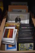 A collection of assorted vintage framed signed photographs including Bernie Winters and Shnorbitz,