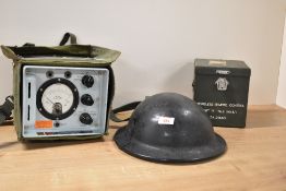 World War Two period Test Set (portable) Distortion Measuring For AF.100 Amplifier set CT.494 AP.