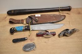 Western Cutlery 1995 Limited Production Bowie-style knife, stamped WESTERN W49 U.S.A. to hilt,