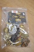 British Military Infantry and Corps cap and/or collar badges, two in plastic, comprising samples