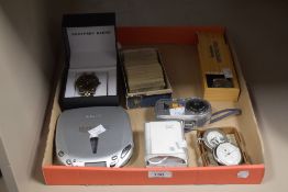 A Sony Discman ESP2 Compact CD Player, sold together with a iPod shuffle, a Geoffrey Beene watch, an