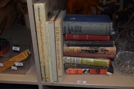 A collection of books, to include Read Write Speak French, Woman's Own Book of the Home, Birds of